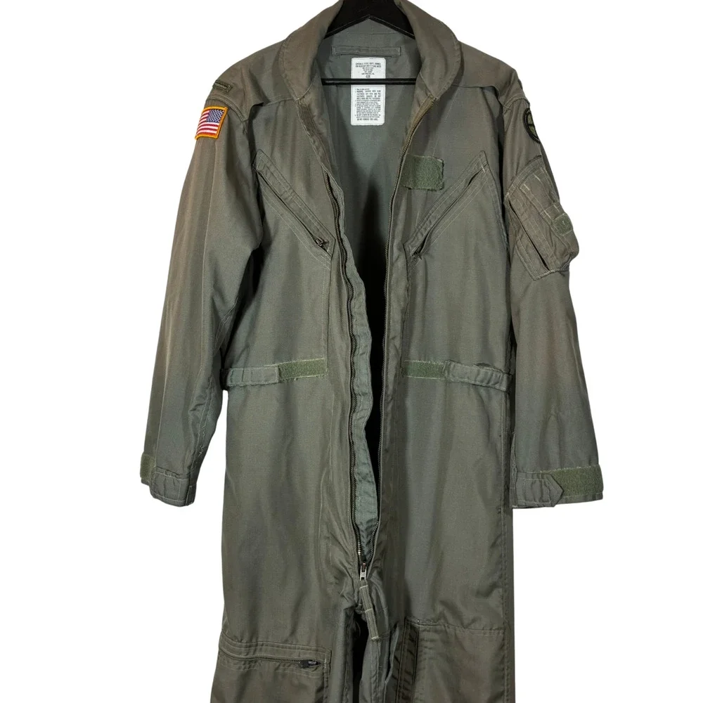 Flyers Coveralls Men Summer Fire Resistant Sage Green CWU-27P Size 40R